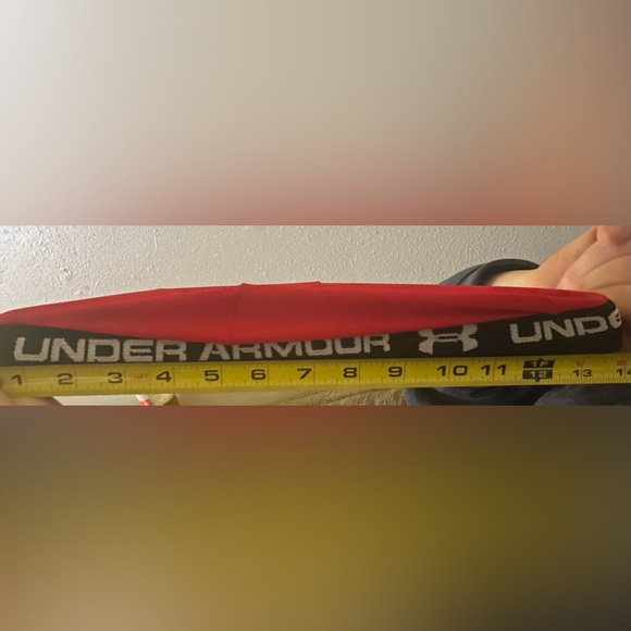 Under Armour Red Cap with Black Band - Picture 5 of 6